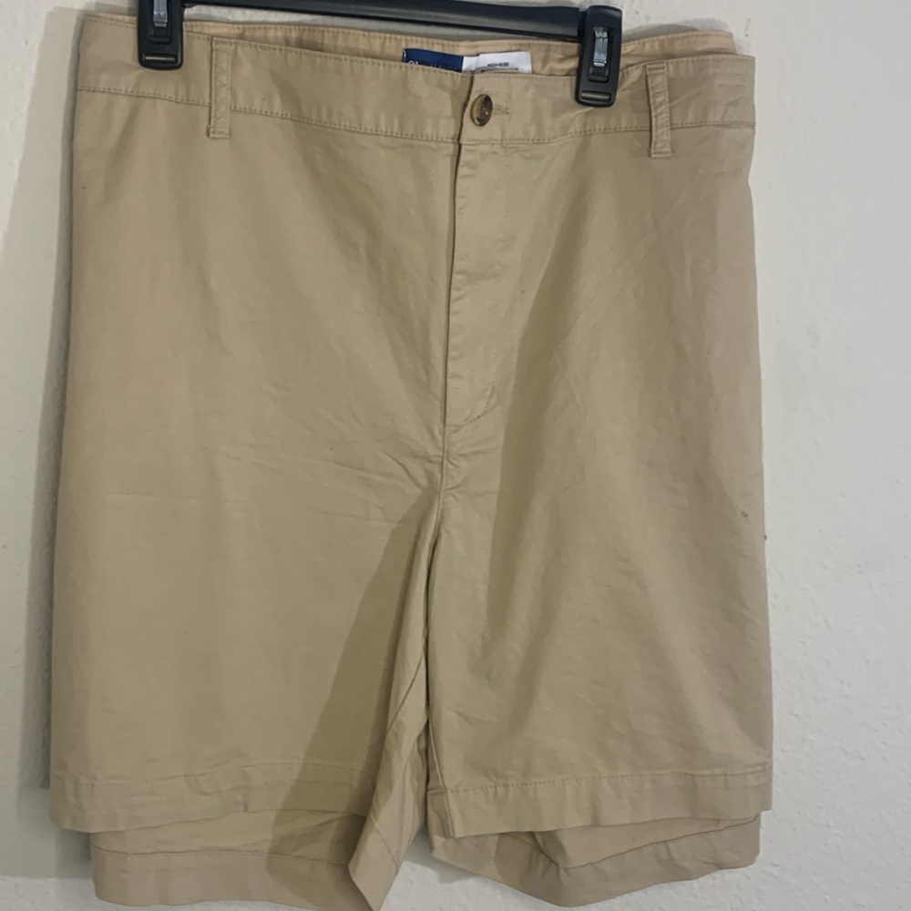 Old Navy Womens Beige Khaki Chino High Rise Everyday Shorts  summer Size 26